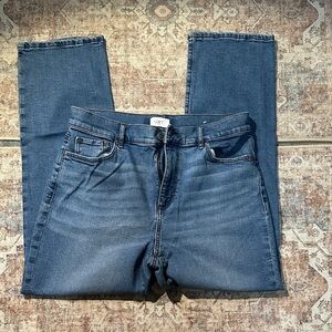 LOFT Classic Indigo Jeans-High Rise Straight